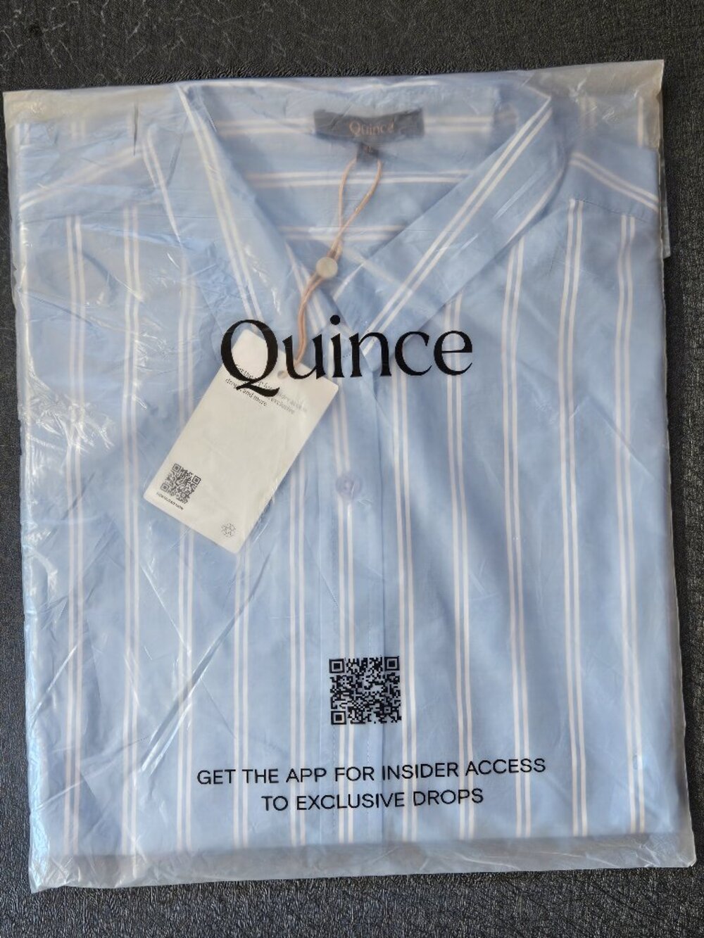 Cotton Poplin Long Sleeve Shirt in Blue Stripe - Picture 4 of 9
